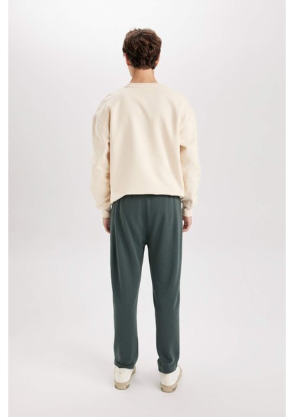 Regular Fit Eşofman Altı Pamuklu Düz Paça D6762AX24AU