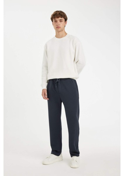 Regular Fit Eşofman Altı Pamuklu Düz Paça D6762AX24AU