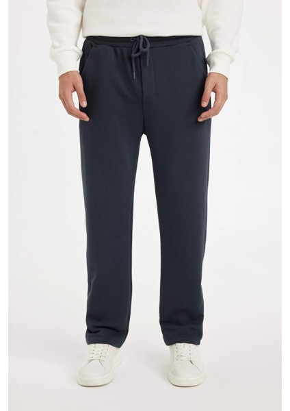 Regular Fit Eşofman Altı Pamuklu Düz Paça D6762AX24AU