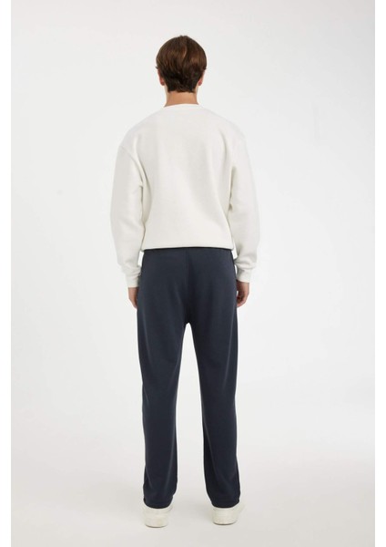 Regular Fit Eşofman Altı Pamuklu Düz Paça D6762AX24AU