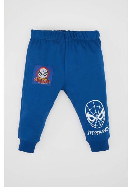 Erkek Bebek 2'li Takım Marvel Comics Sweatshirt Beli Lastikli Jogger Eşofman Altı D5937A524WN