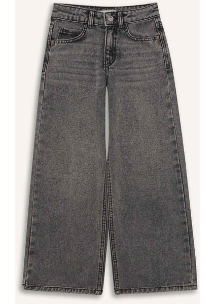 Kız Çocuk Wide Leg Geniş Paça Jean Pantolon D7111A825SP