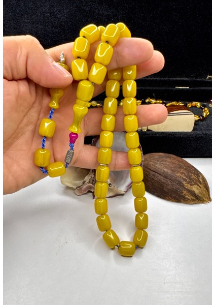 Zeyzun Imzalı Osmanlı Benzetme Çubuk Sıkma Kehribar Tesbih modelleri