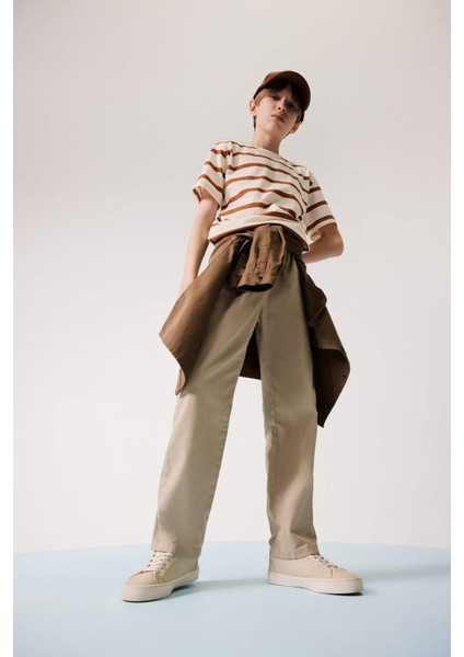 Erkek Çocuk Standart Paça Gabardin Pantolon D7679A825SP