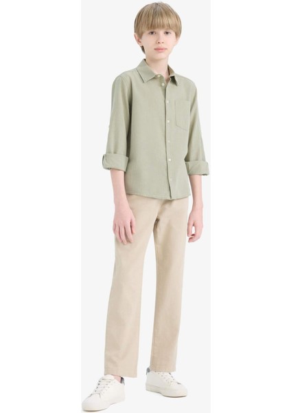 Erkek Çocuk Standart Paça Gabardin Pantolon D7679A825SP