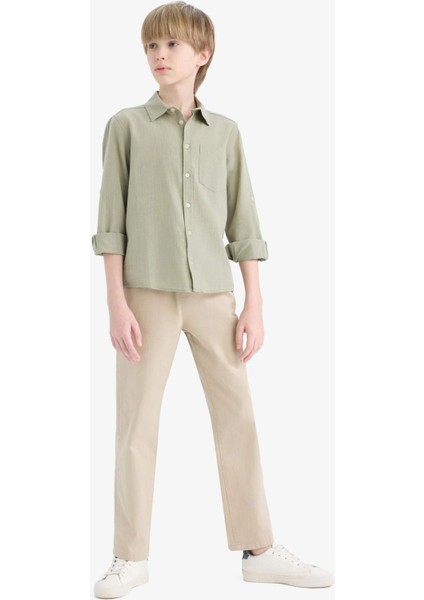 Erkek Çocuk Standart Paça Gabardin Pantolon D7679A825SP