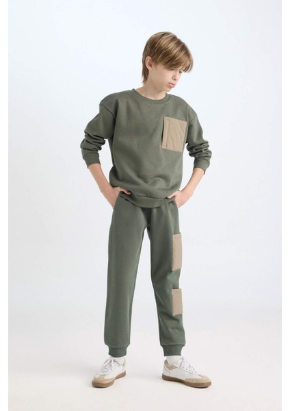 Erkek Çocuk Beli Lastikli Jogger Eşofman Altı D5818A824WN