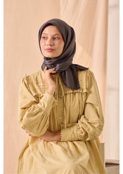 Düz Shiny Eşarp 75006-79 modelleri