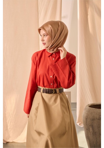 Düz Shiny Eşarp 75006-60 modelleri