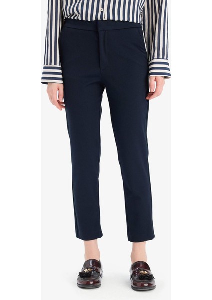 Klasik Chino Pantolon Normal Bel Basic Düz Cepli Bilek Boy C1429AX25SP