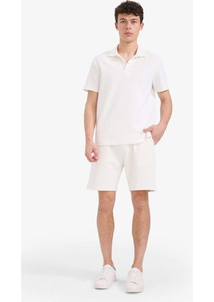 Regular Fit Basic Düz Şort D5103AX25SP