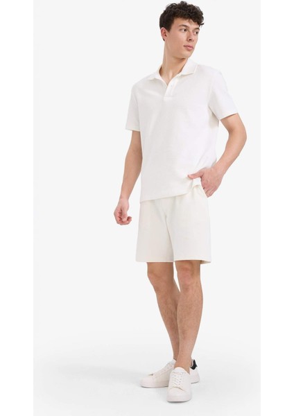 Regular Fit Basic Düz Şort D5103AX25SP