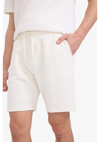 Regular Fit Basic Düz Şort D5103AX25SP