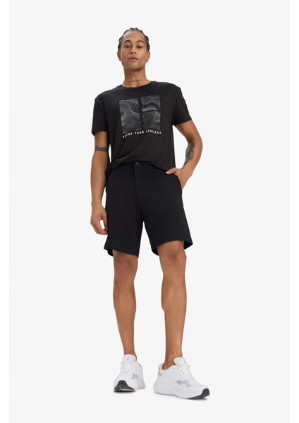 Fit Standart Fit Sporcu Kısa Paça Şort B1170AX25SP
