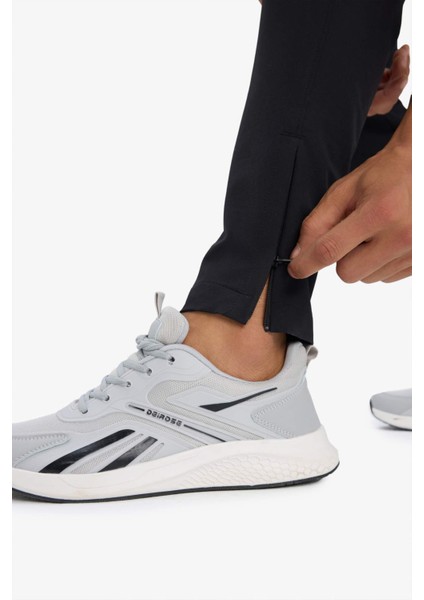 Fit Esnek Kumaş Sporcu Jogger Eşofman Altı Slim Fit Dar Kesim Dokuma Üç Cepli Fermuarlı Paça B2780AX25SP