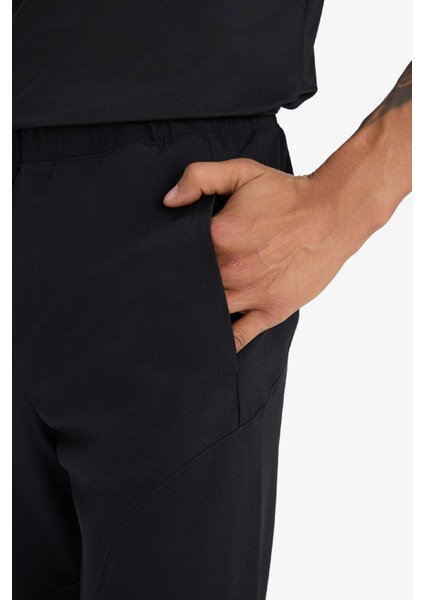 Fit Esnek Kumaş Sporcu Jogger Eşofman Altı Slim Fit Dar Kesim Dokuma Üç Cepli Fermuarlı Paça B2780AX25SP