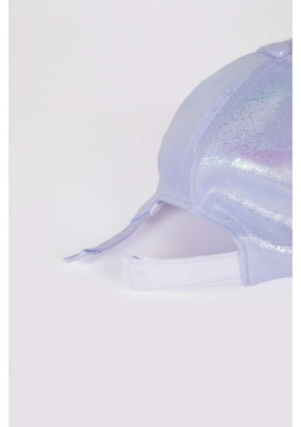 Kız Çocuk Nakışlı Simli Kumaş Cap Şapka C0584A825SM