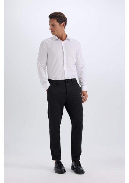 Jogger Düz Paça Her Yöne Esneyen Yazlık Kumaş Pantolon T6317AZ25SP