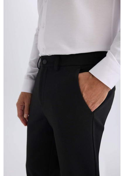 Jogger Düz Paça Her Yöne Esneyen Yazlık Kumaş Pantolon T6317AZ25SP