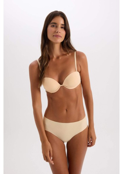 Micro Kaplı Full Push Up Straplez Sütyen-Fall in Love T8481AZ25SP