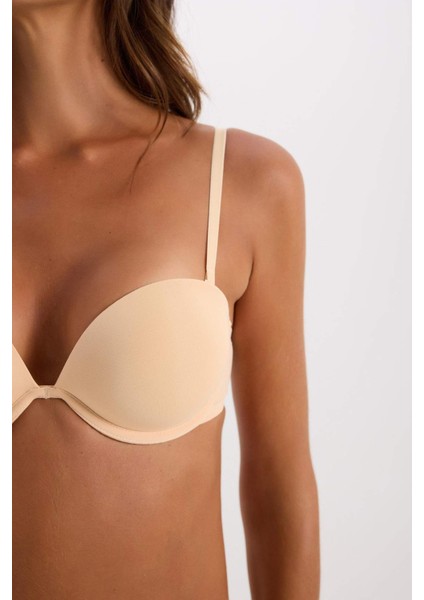 Micro Kaplı Full Push Up Straplez Sütyen-Fall in Love T8481AZ25SP