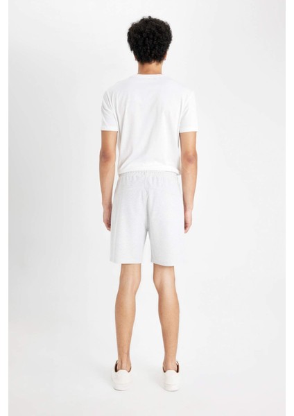 Slim Fit Dar Kesim Dar Paça Şort W7965AZ24HS