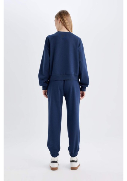 Regular Fit Normal Kalıp Basic İçi Kalın Polarlı Eşofman Takımı D8022AXNS