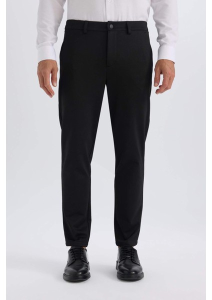 Jogger Düz Paça Her Yöne Esneyen Yazlık Kumaş Pantolon T6317AZ25SP