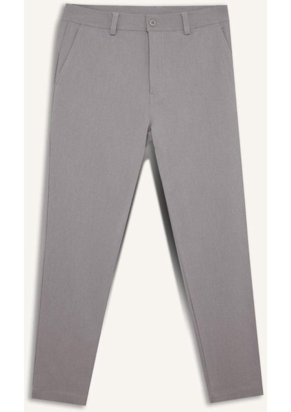 Tailored Fit Normal Kesim Düz Paça Her Yöne Esneyen Yazlık Kumaş Pantolon C7508AX25SP