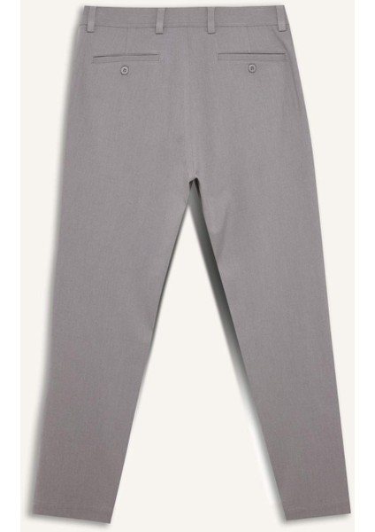 Tailored Fit Normal Kesim Düz Paça Her Yöne Esneyen Yazlık Kumaş Pantolon C7508AX25SP