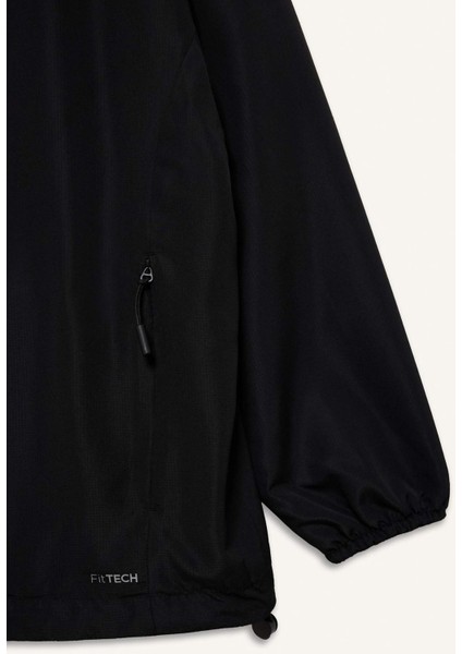 Su İtici Rüzgar Geçirmez Regular Fit Fermuarlı Cepli Esnek Dokulu Mevsimlik Baharlık Mont D6086AX25SP