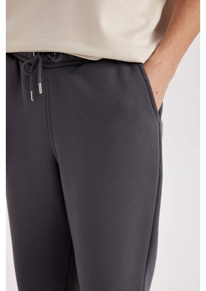 Relax Fit Kalın Eşofman Altı Üç Cepli Düz Paça D8095AX24AU