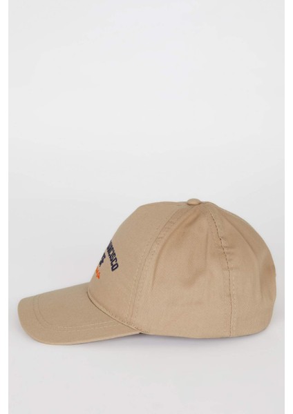 Erkek Çocuk Nakışlı Pamuklu Cap Şapka B7904A825SM