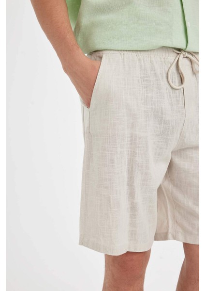 %100 Pamuk Relax Fit Bermuda Şort
