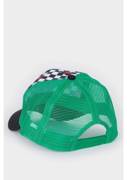 Erkek Çocuk Desenli Dokuma Cap Şapka Z3682A625SM