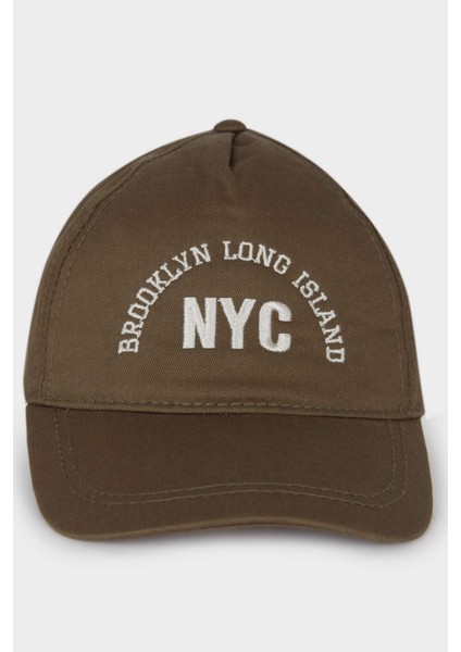 Erkek Çocuk Nakışlı Pamuklu Cap Şapka B7904A825SM