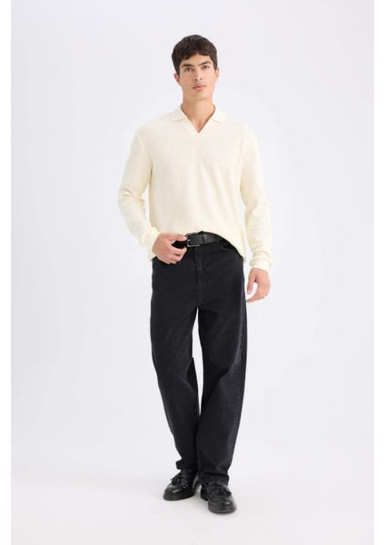 Regular Fit Polo Yaka Sweatshirt D7448AX25SP