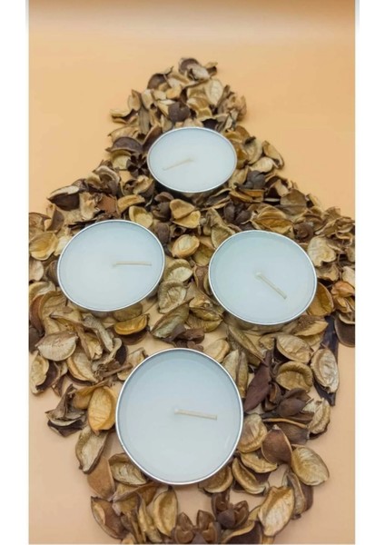4'lü Tealight Beyaz 11 gr