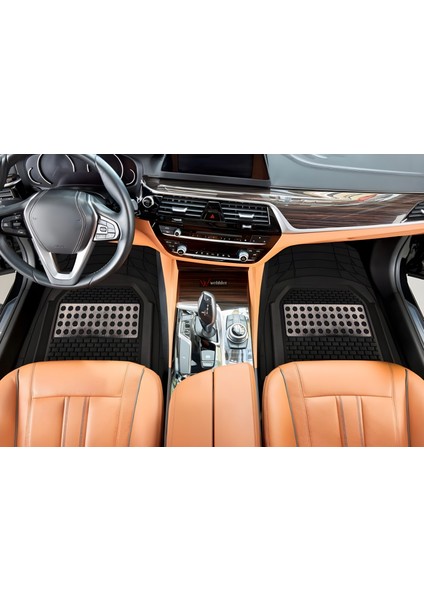 Peugeot 3008 2013 4d Havuzlu Universal Paspas Krom Gri
