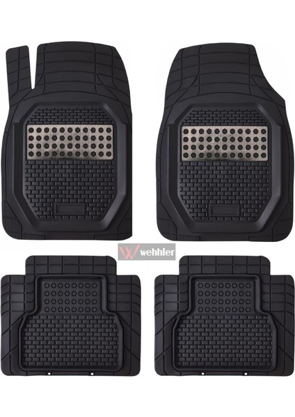 Peugeot 3008 2013 4d Havuzlu Universal Paspas Krom Gri modelleri
