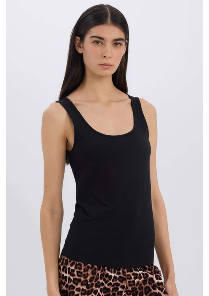 Regular Fit Pamuklu Atlet-Fall in Love R9041AZ25SP