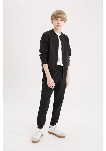 Erkek Çocuk Beli Paçası Lastikli Basic Düz Eşofman Altı D8530A825SP