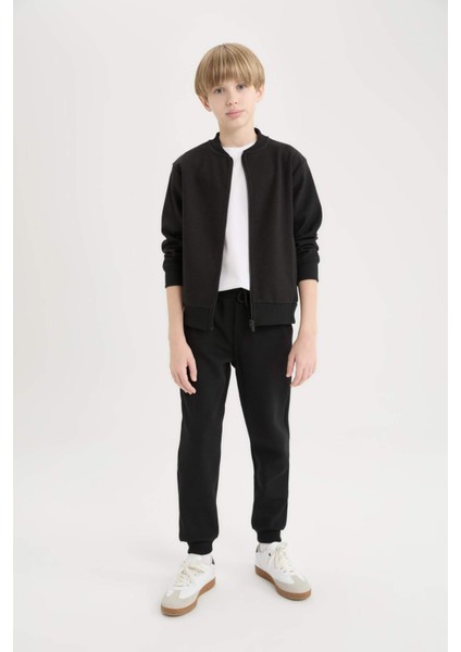 Erkek Çocuk Beli Paçası Lastikli Basic Düz Eşofman Altı D8530A825SP