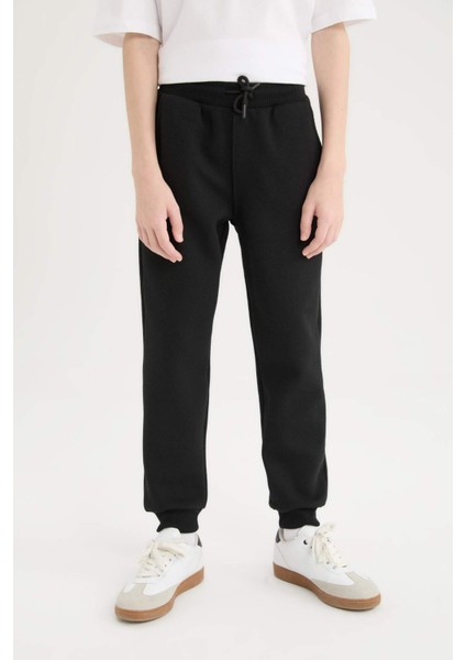 Erkek Çocuk Beli Paçası Lastikli Basic Düz Eşofman Altı D8530A825SP