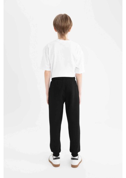 Erkek Çocuk Beli Paçası Lastikli Basic Düz Eşofman Altı D8530A825SP