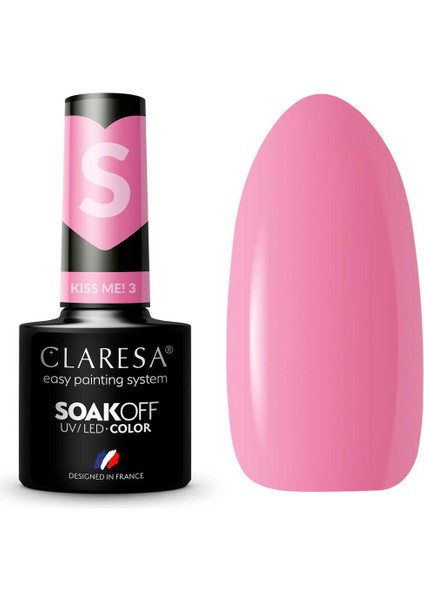 Kalıcı Oje Kiss Me 3 Pembe 5g