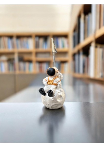 Sevimli Astronot Fotoğraf Not Tutucu Ofis Masası Tutacak Hediyelik modelleri