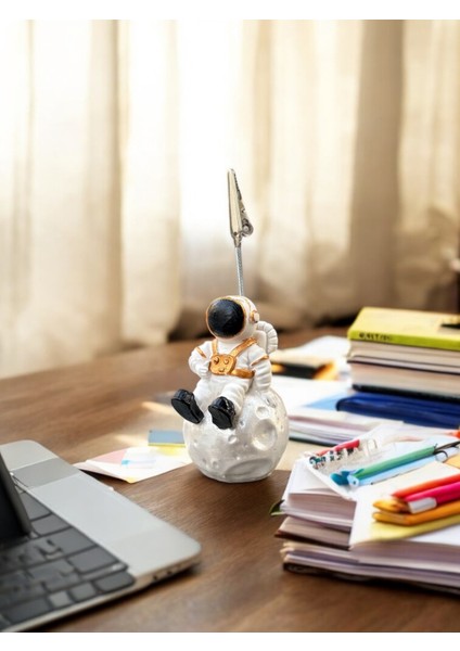 Sevimli Astronot Fotoğraf Not Tutucu Ofis Masası Tutacak Hediyelik fırsatları