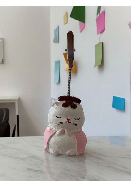 Japonya Şans Kedisi Not Fotoğraf Tutucu Obje Biblo modelleri