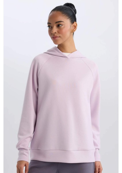 Fit Standart Fit Kapüşonlu Sporcu Sweatshirt D2589AX24AU